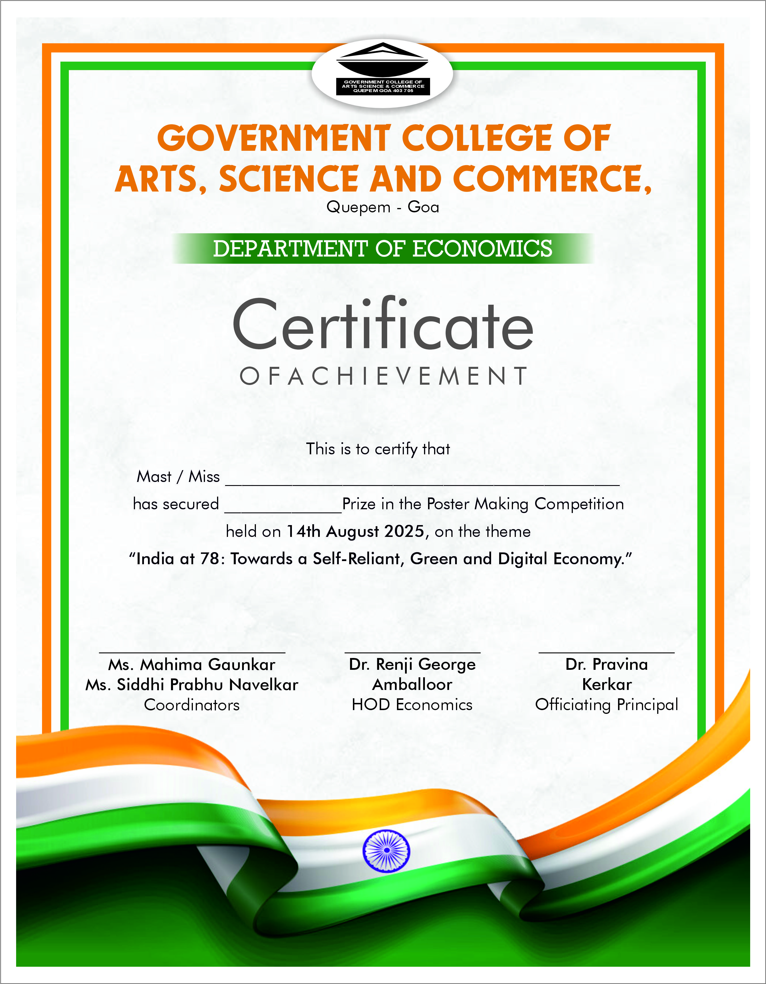 Certificate 3